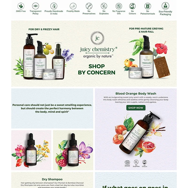 juicy chemistry creatives created by the virtual salt